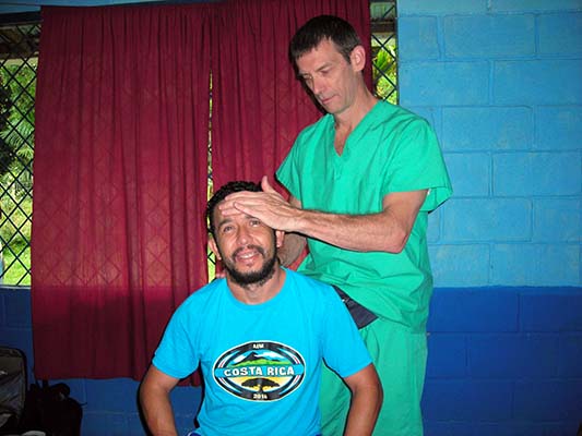 Chiropractor Cary NC Jeff Lissenden With Mission Trip Patient